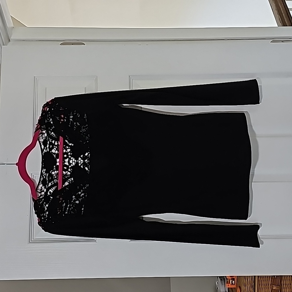 Black long sleeve sweater